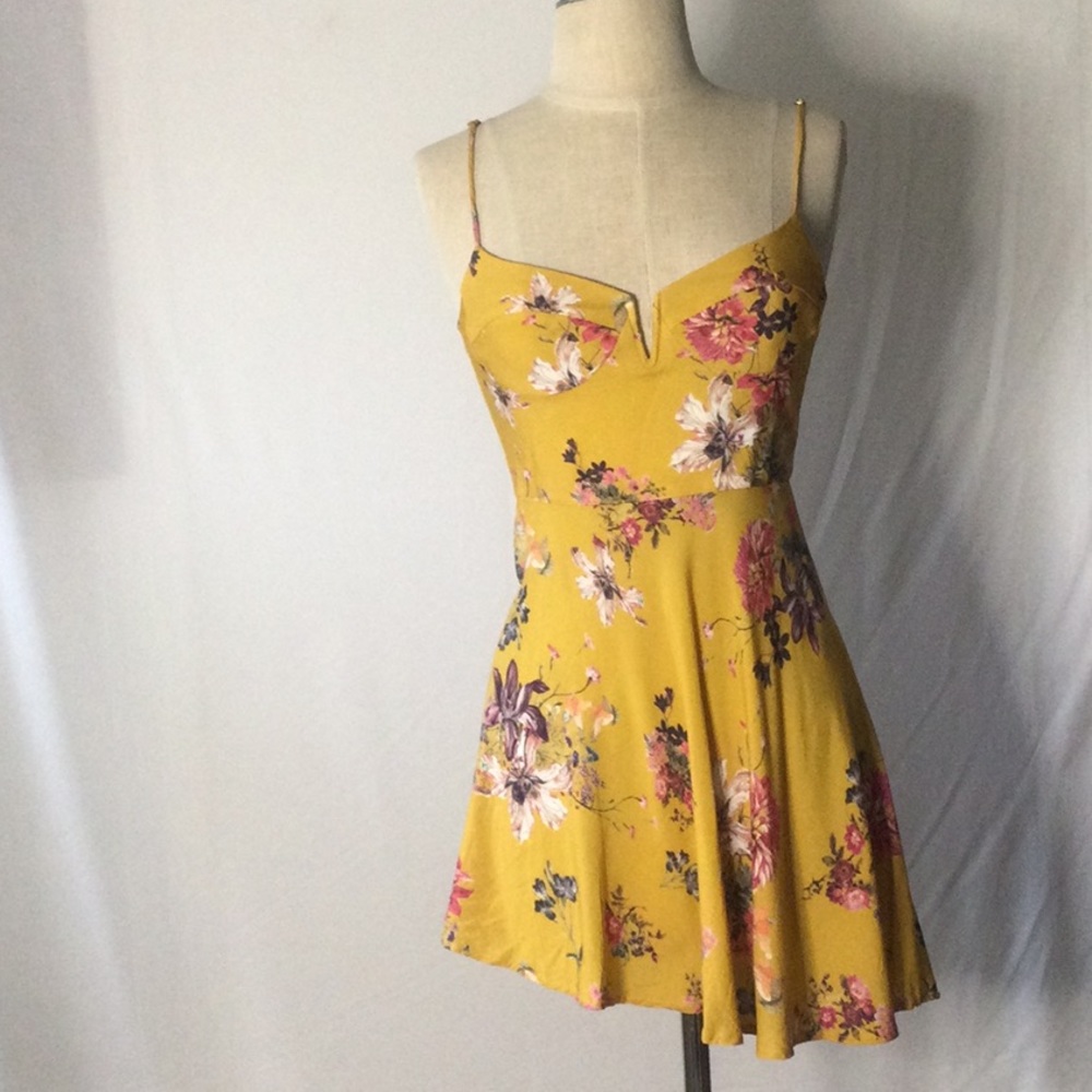 Planet blue Blue Life floral mini dress